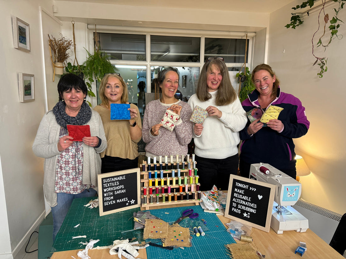 Sustainable textiles workshops with Sarah from seven makes