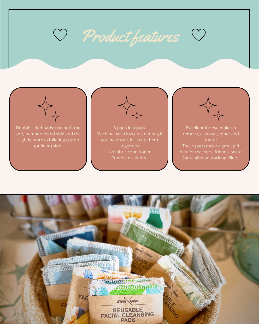 Eco-Friendly Luxury Reusable Facial Pads