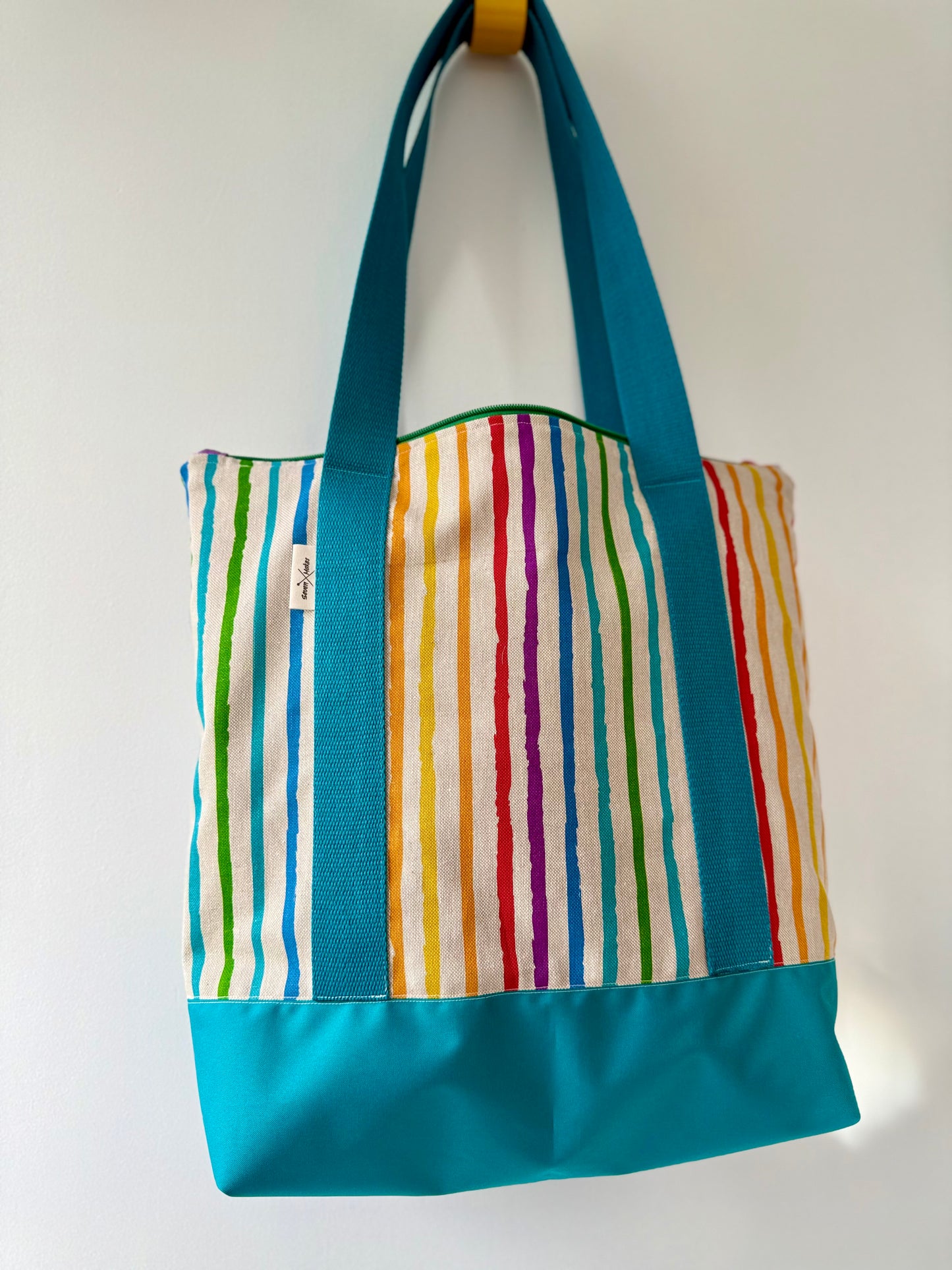 Rainbow Shoulder Bag - waterproof base, 100% recycled lining