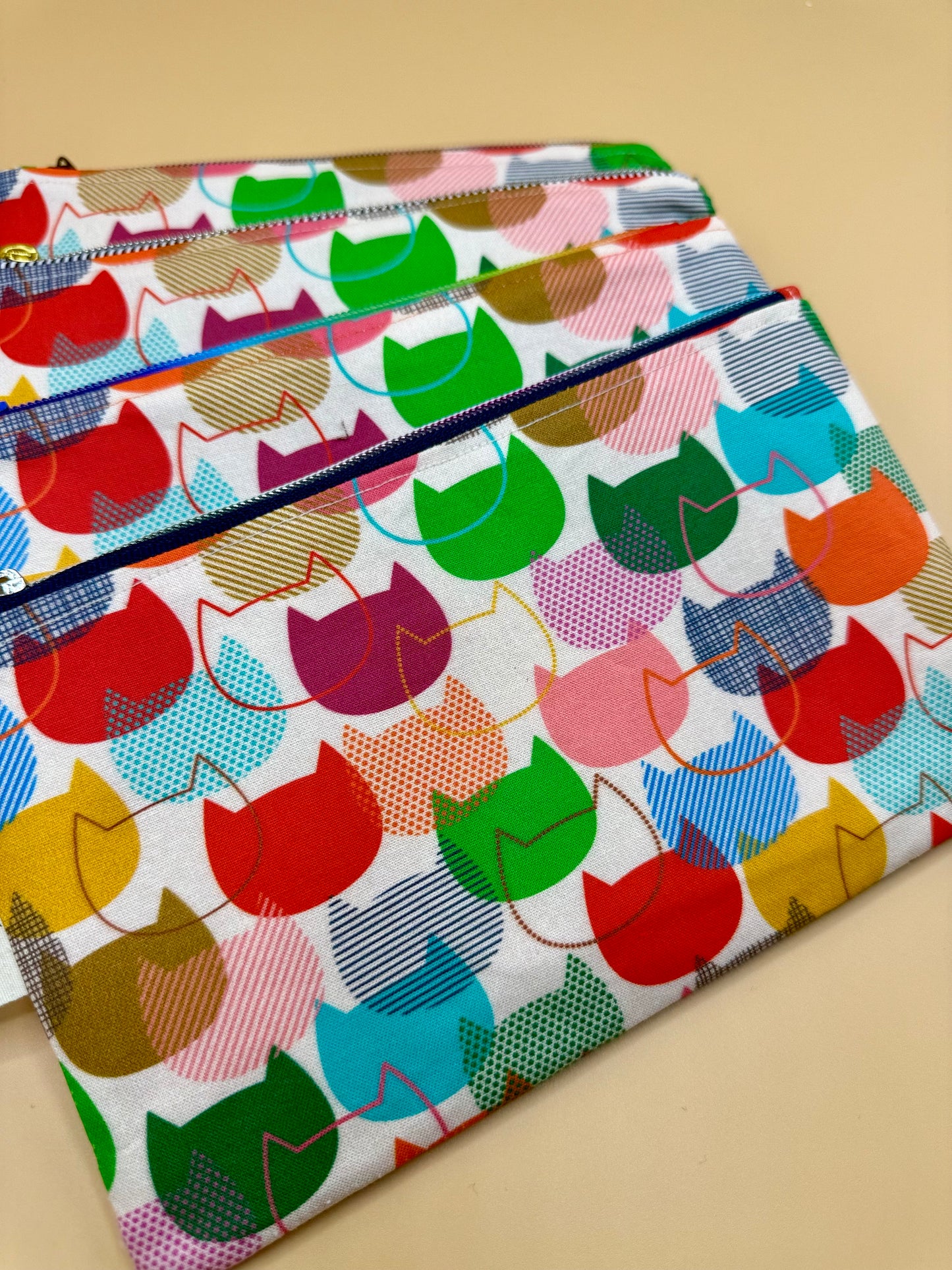 Never too Many Cats Zipper Bag