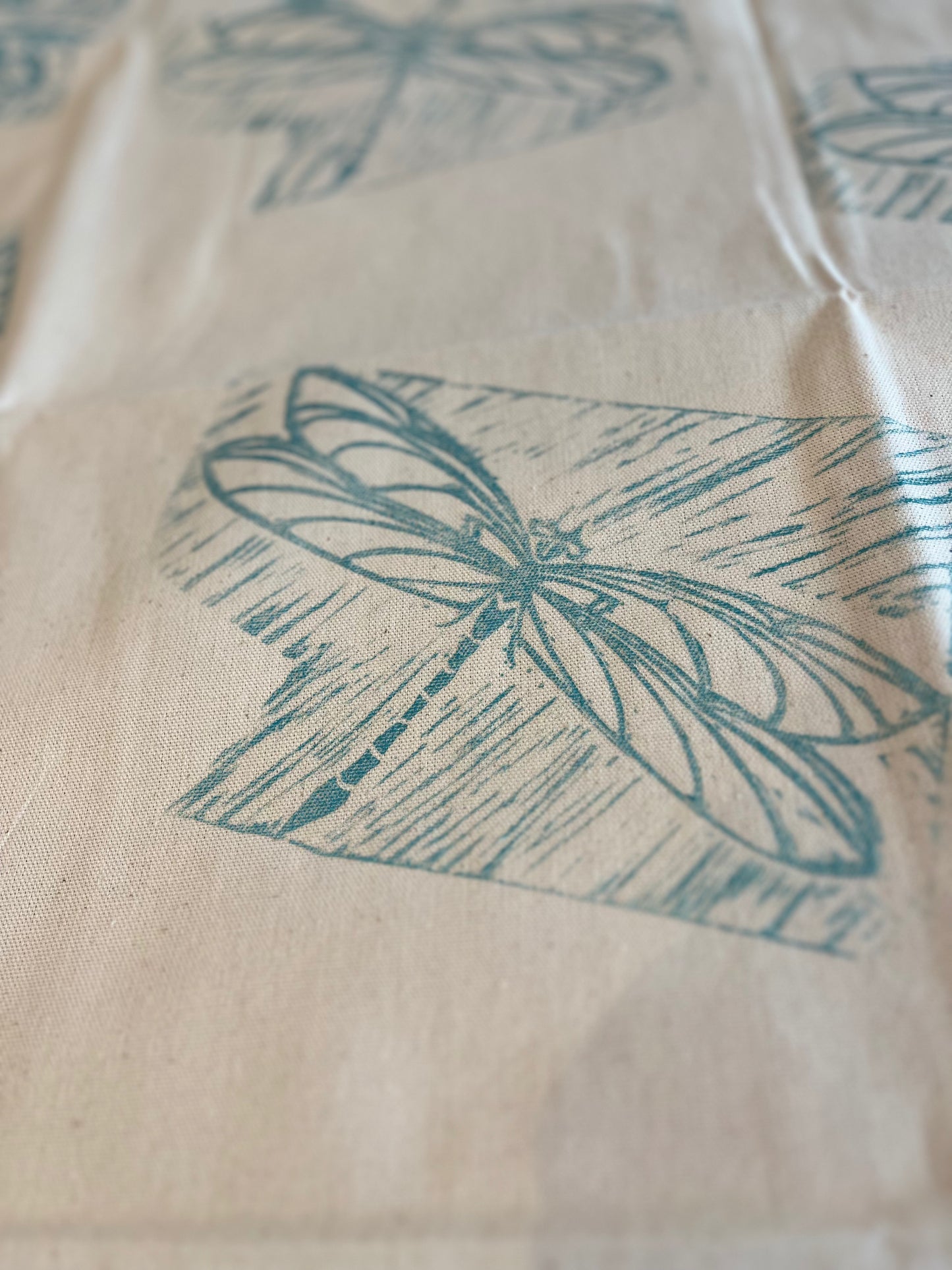 Kitchen bundle - hand printed dragonfly