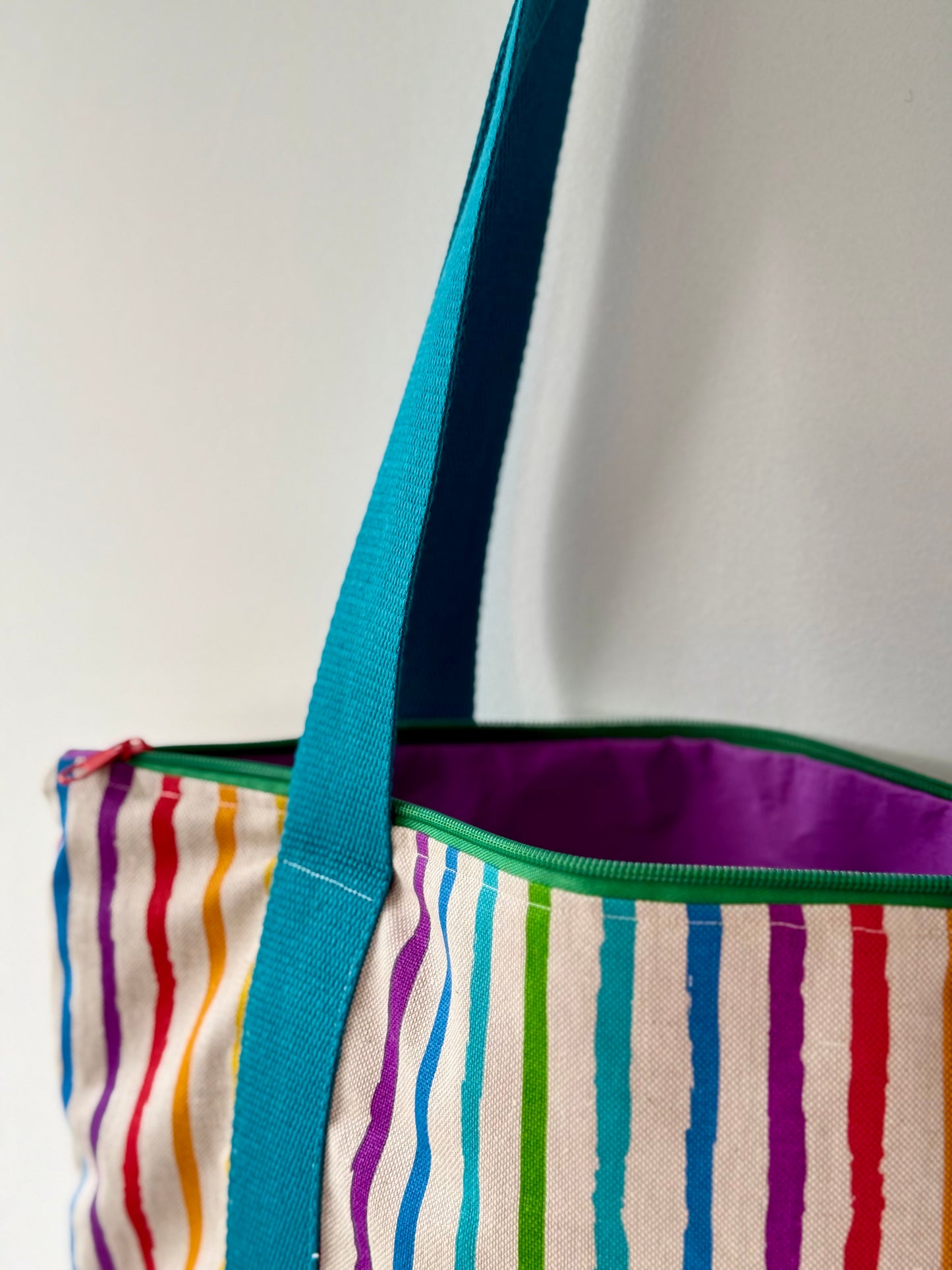 Rainbow Shoulder Bag - waterproof base, 100% recycled lining