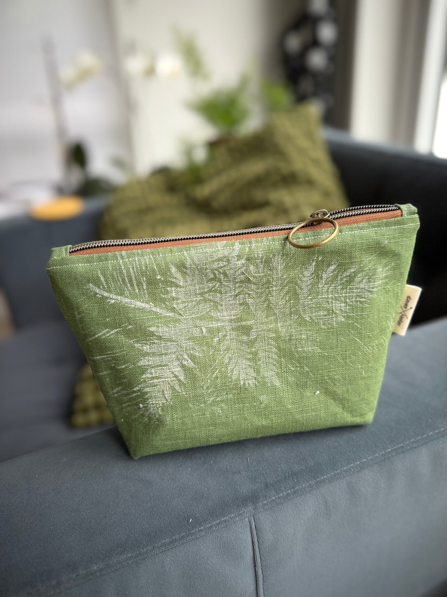 Hand-Printed Wash Bags
