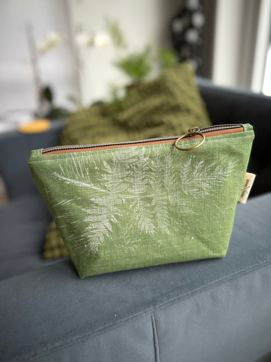 Hand-Printed Wash Bags