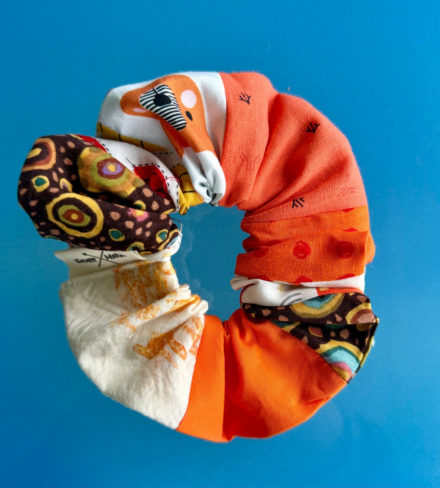 Scrunchies made from fabric scraps - zero waste accessories - green living