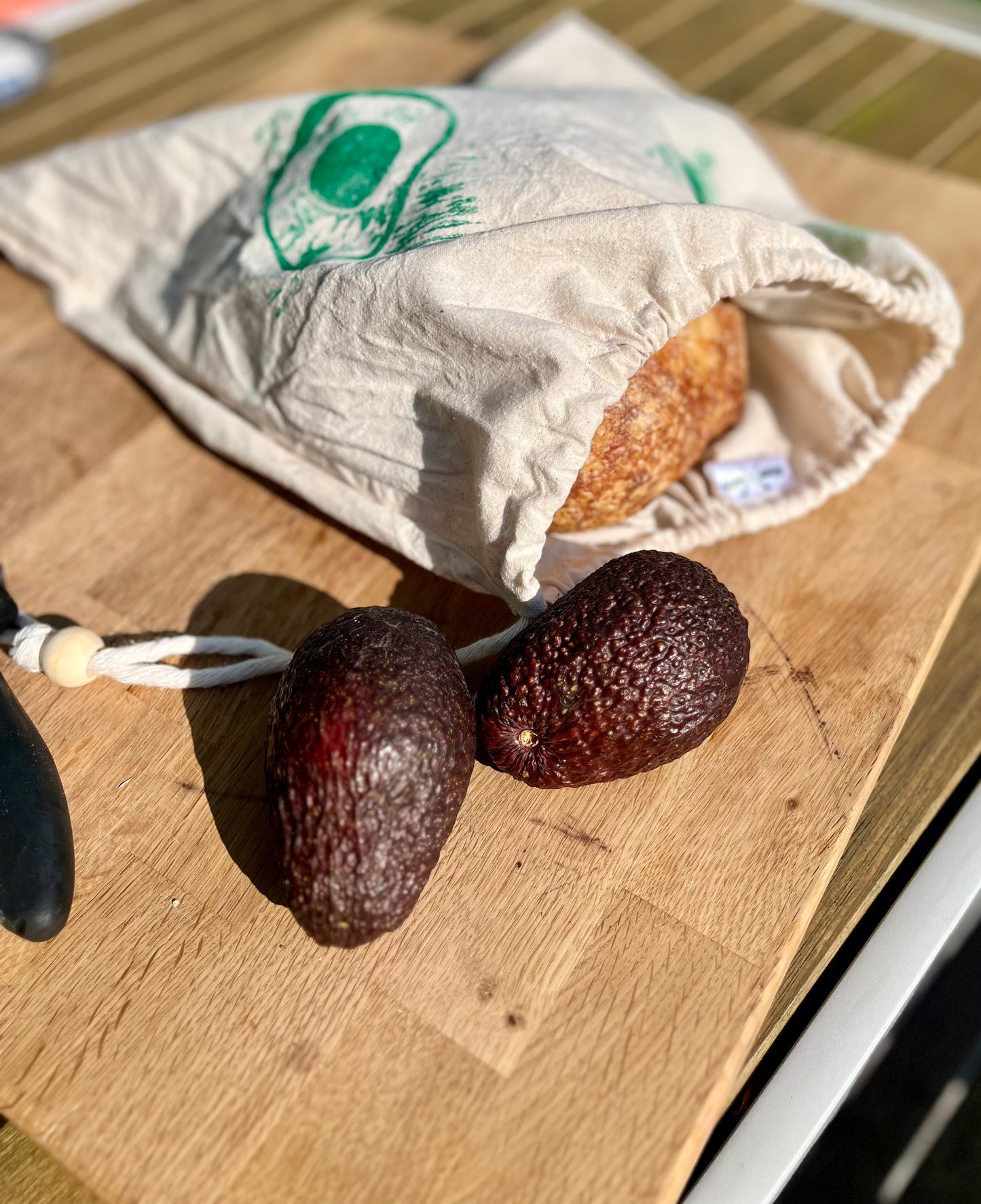 Cotton Hand Printed Bread Bags - Reusable Eco-Friendly Bread bag