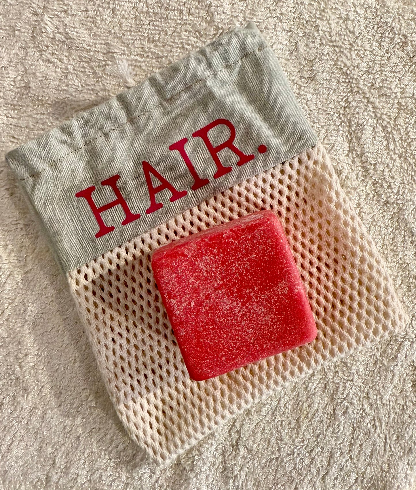 organic cotton net bags for shampoo bars