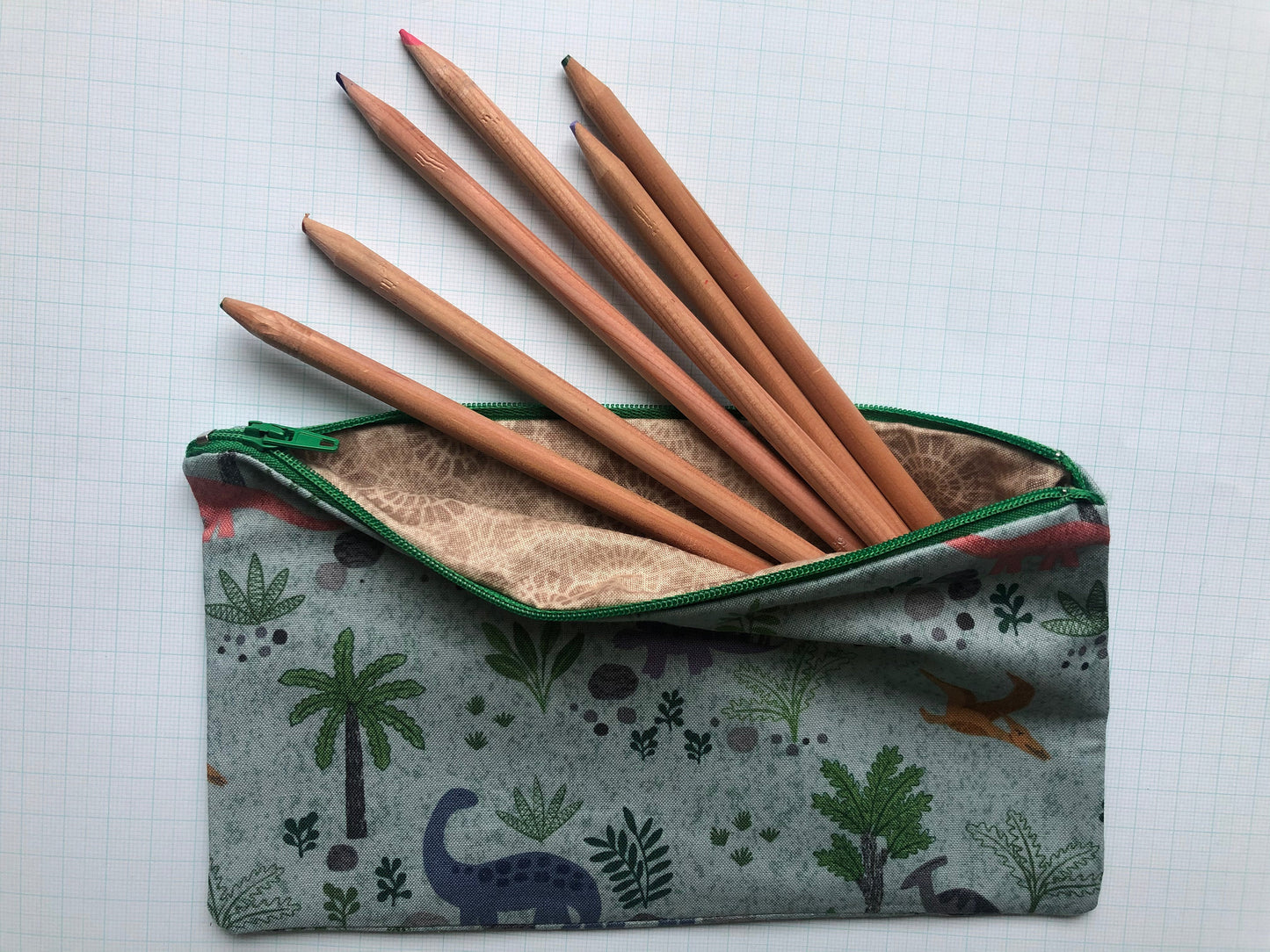 Dinosaurs Zipper Pouches