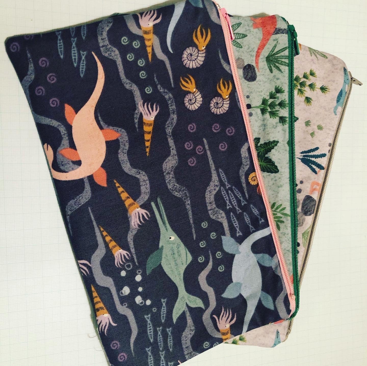 Dinosaurs Zipper Pouches