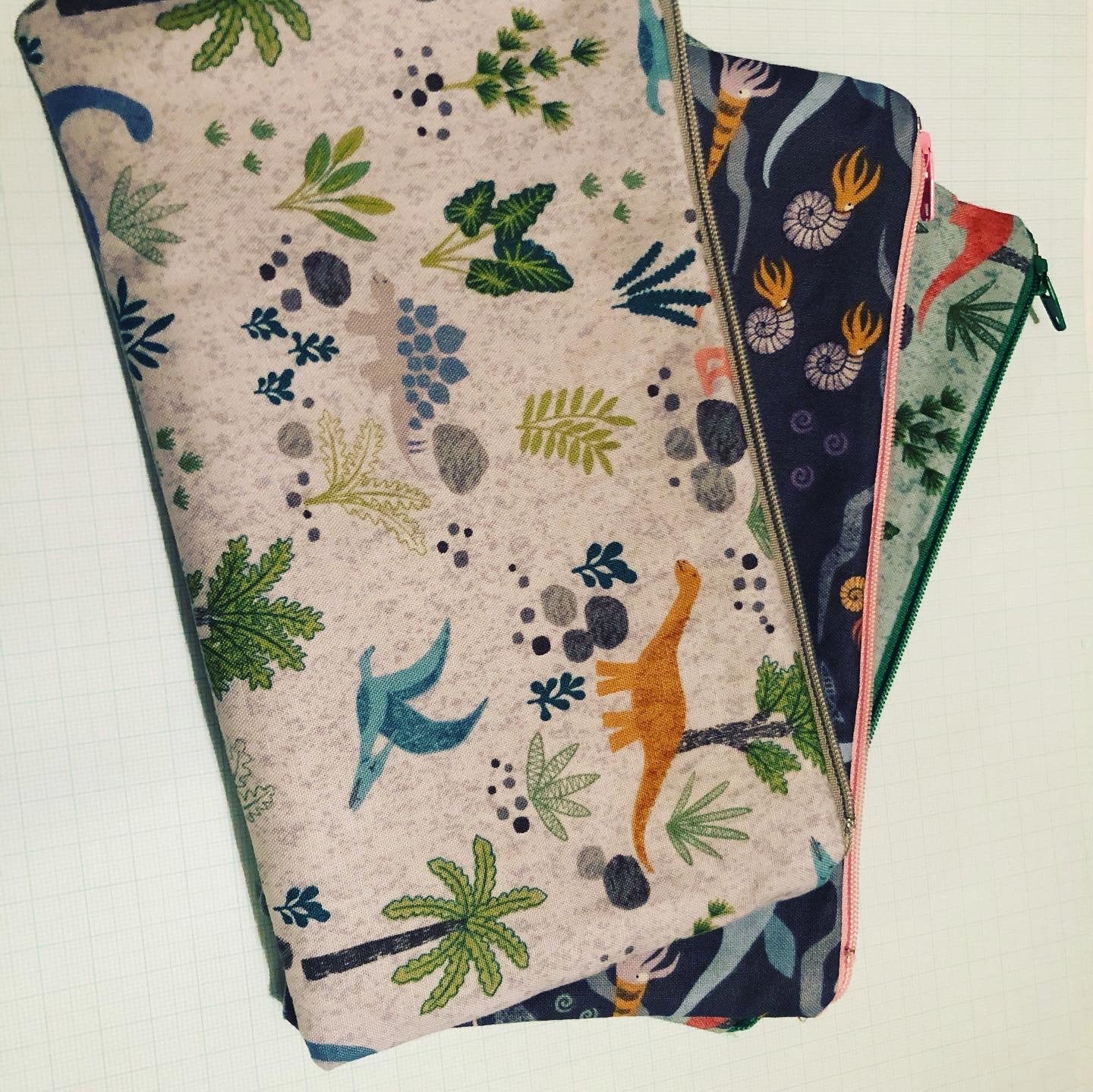 Dinosaurs Zipper Pouches