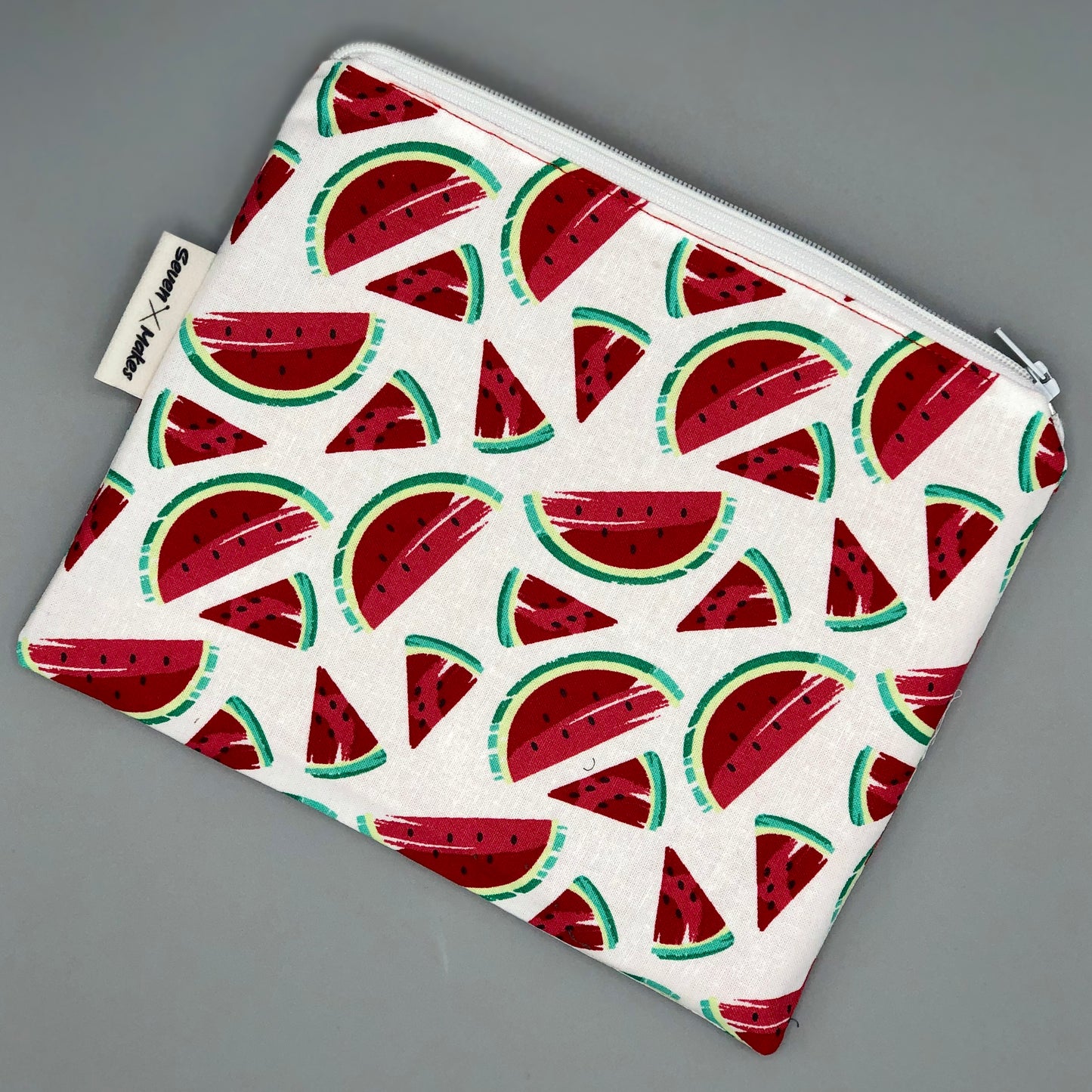 Watermelon zipper bags!