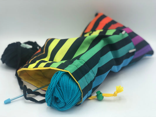 Work in Progress bag for Knitting and Crochet projects
