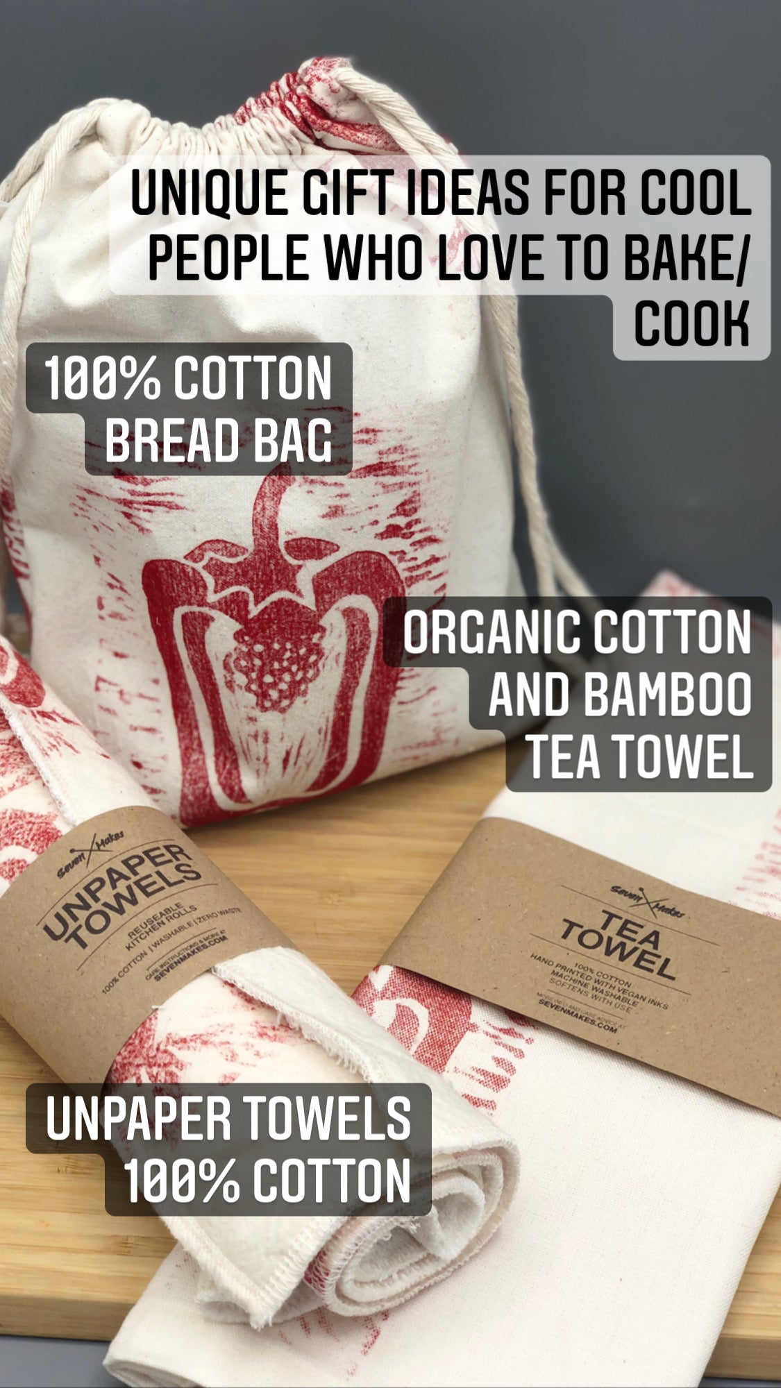 Unpaper Towels Reusable Kitchen Roll