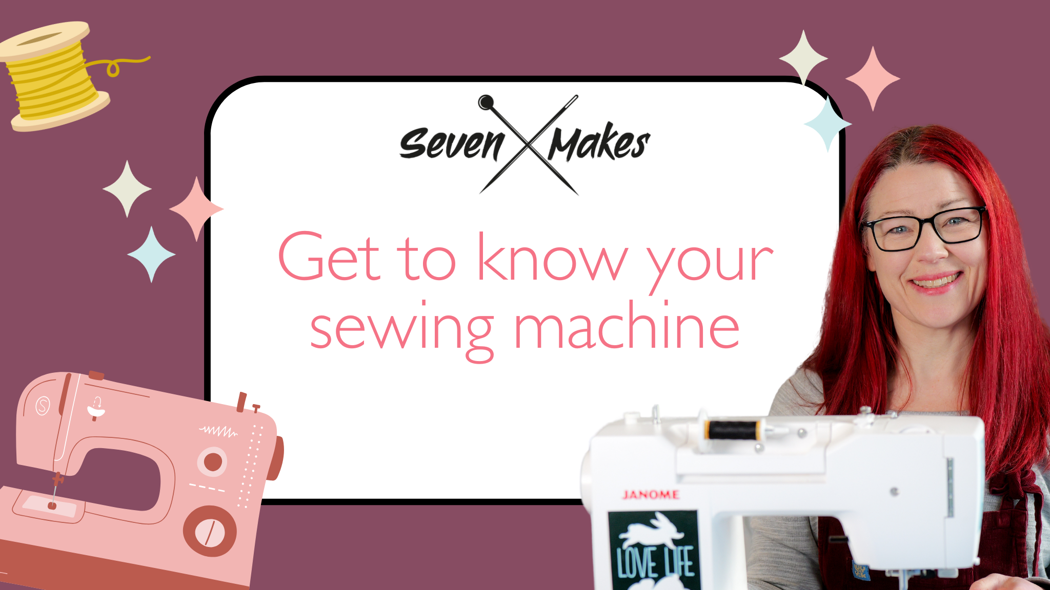 Load video: in this video, i&#39;ll demonstrate some of the first steps to get get you comfortable with your sewing machine