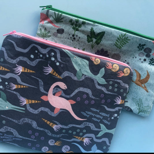 Dinosaurs Zipper Pouches