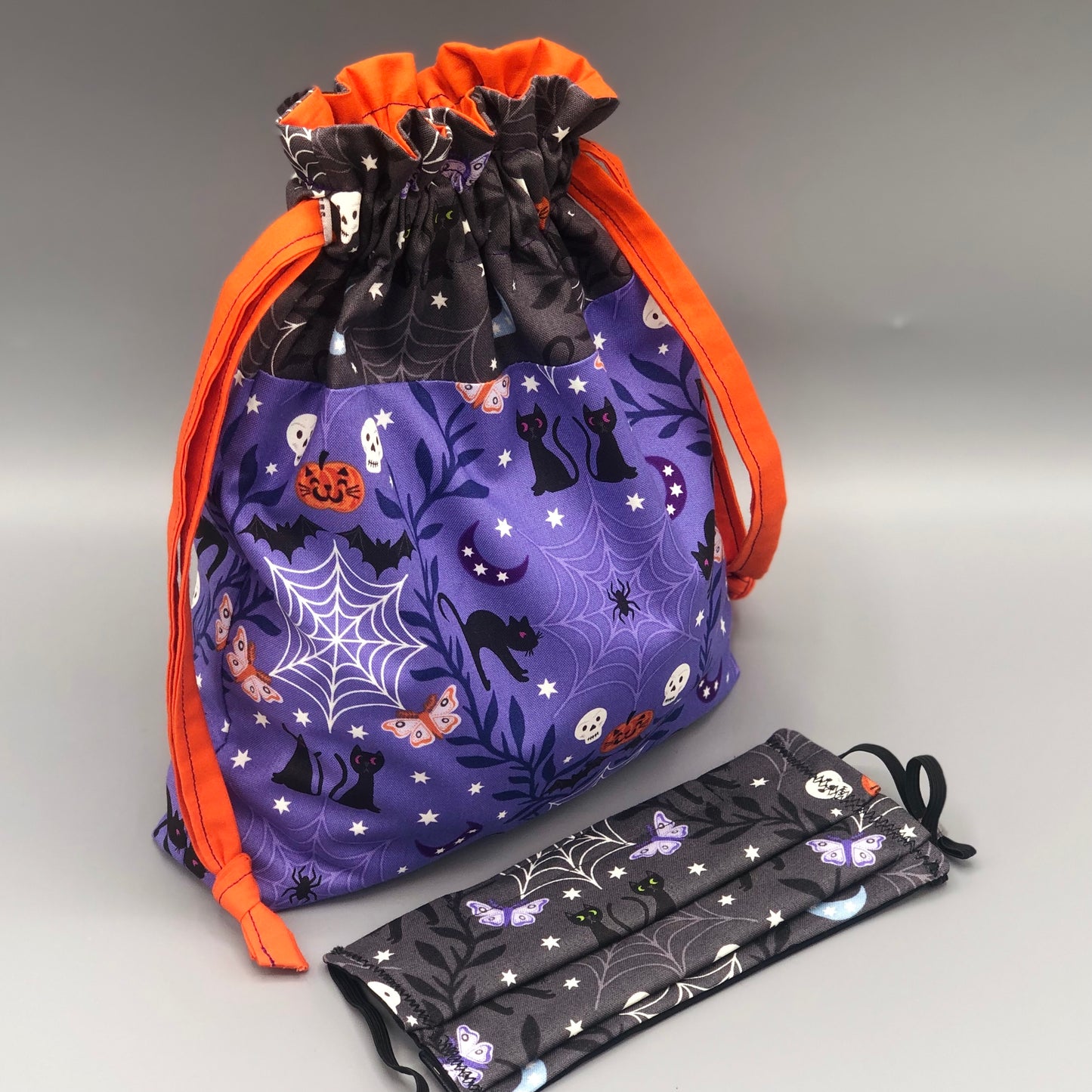 Halloween Drawstring Bag, Trick or Treat, Gift Bags