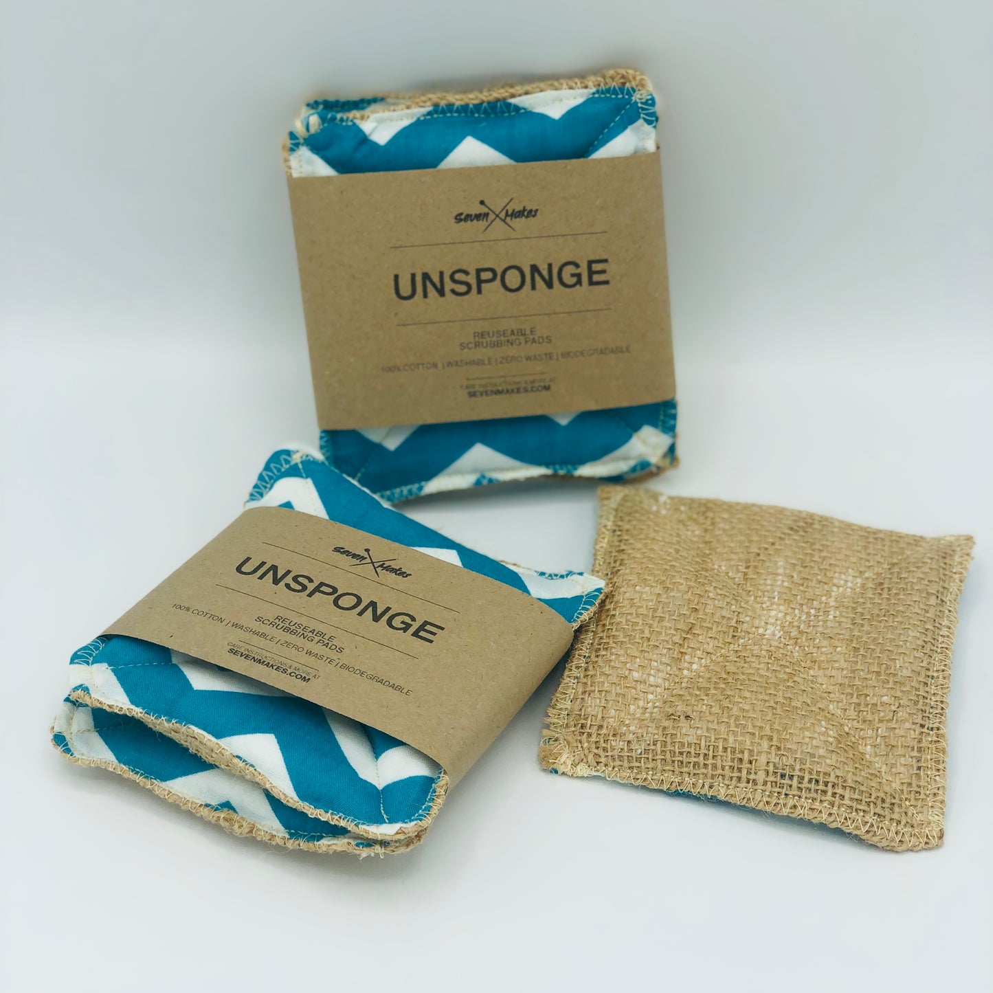 UnSponges - Wee Biodegradable Scrubbers for Pots and Pans, Surfaces and Stuff!