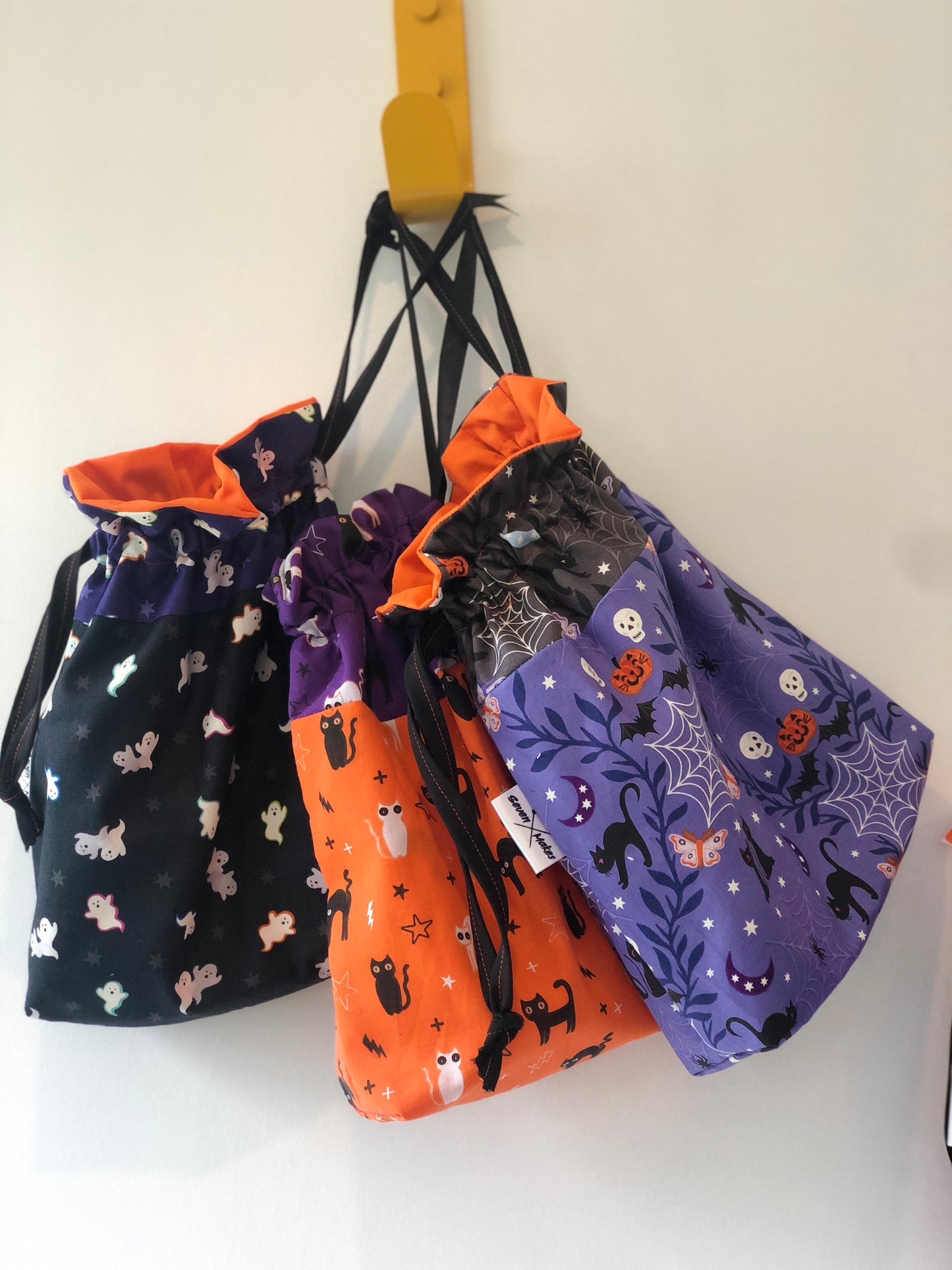 Halloween Drawstring Bag, Trick or Treat, Gift Bags