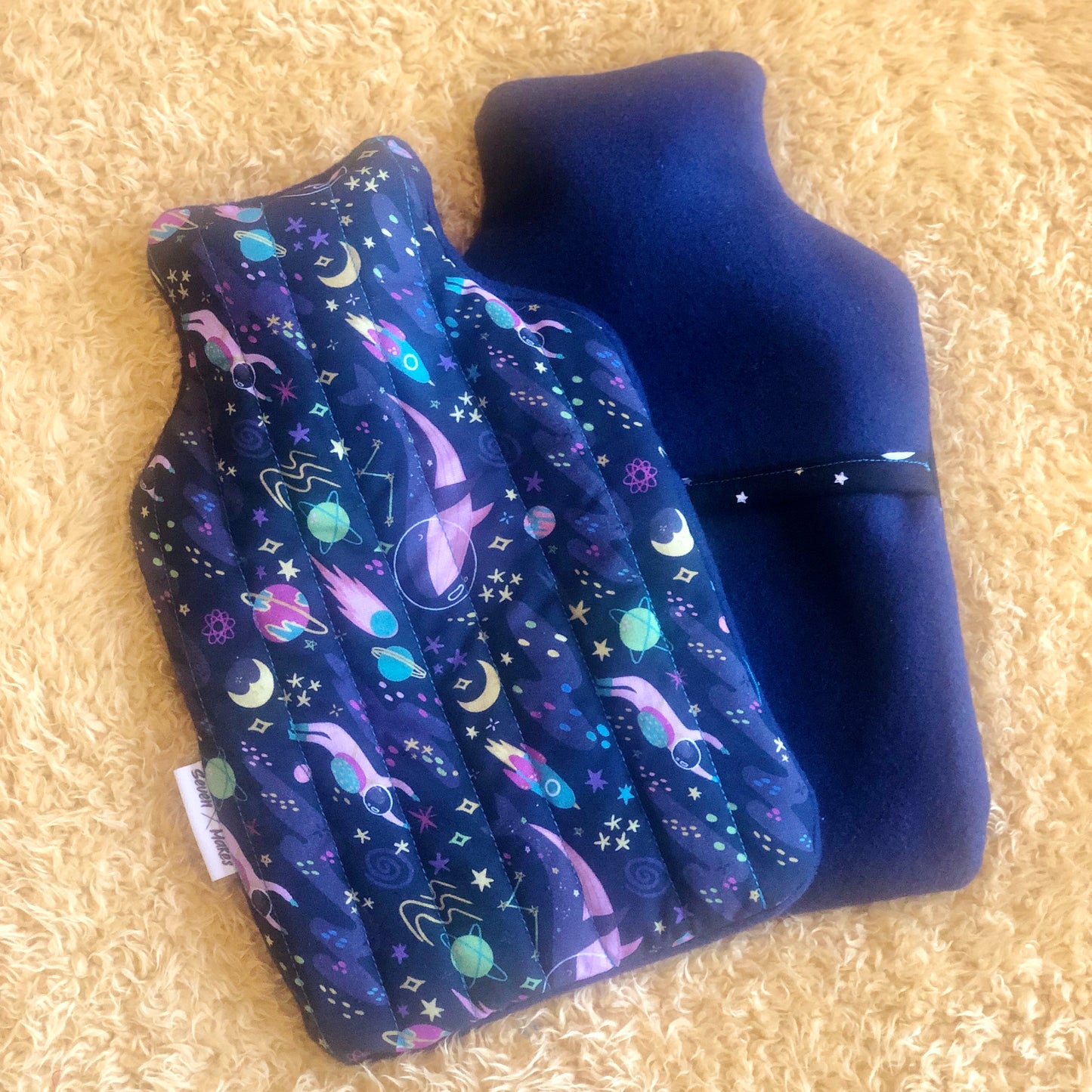 Quilted Hot Water Bottle Cover Incl HWB!