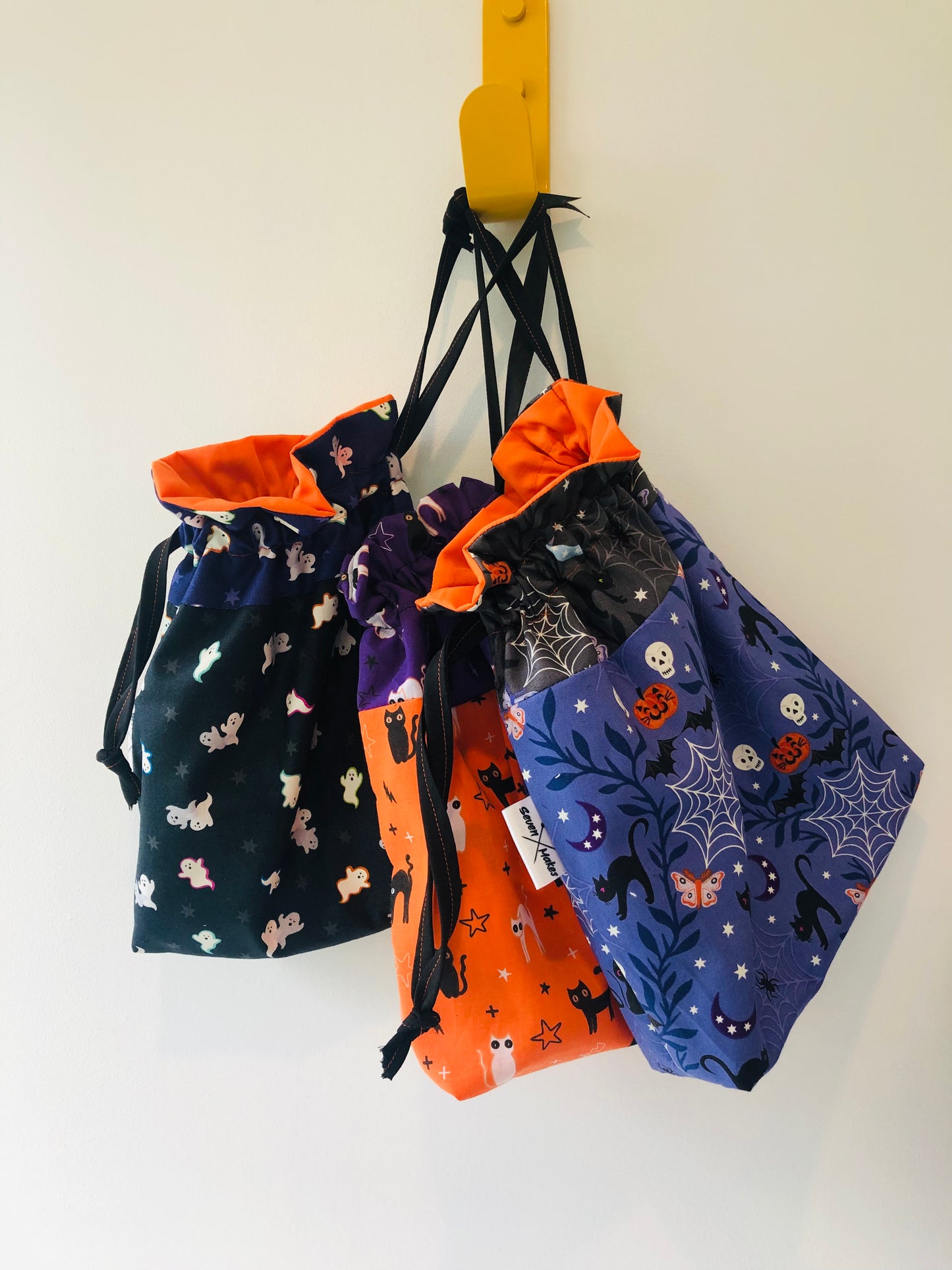 Halloween Drawstring Bag, Trick or Treat, Gift Bags