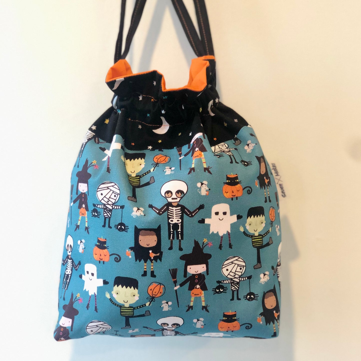 Halloween Drawstring Bag, Trick or Treat, Gift Bags