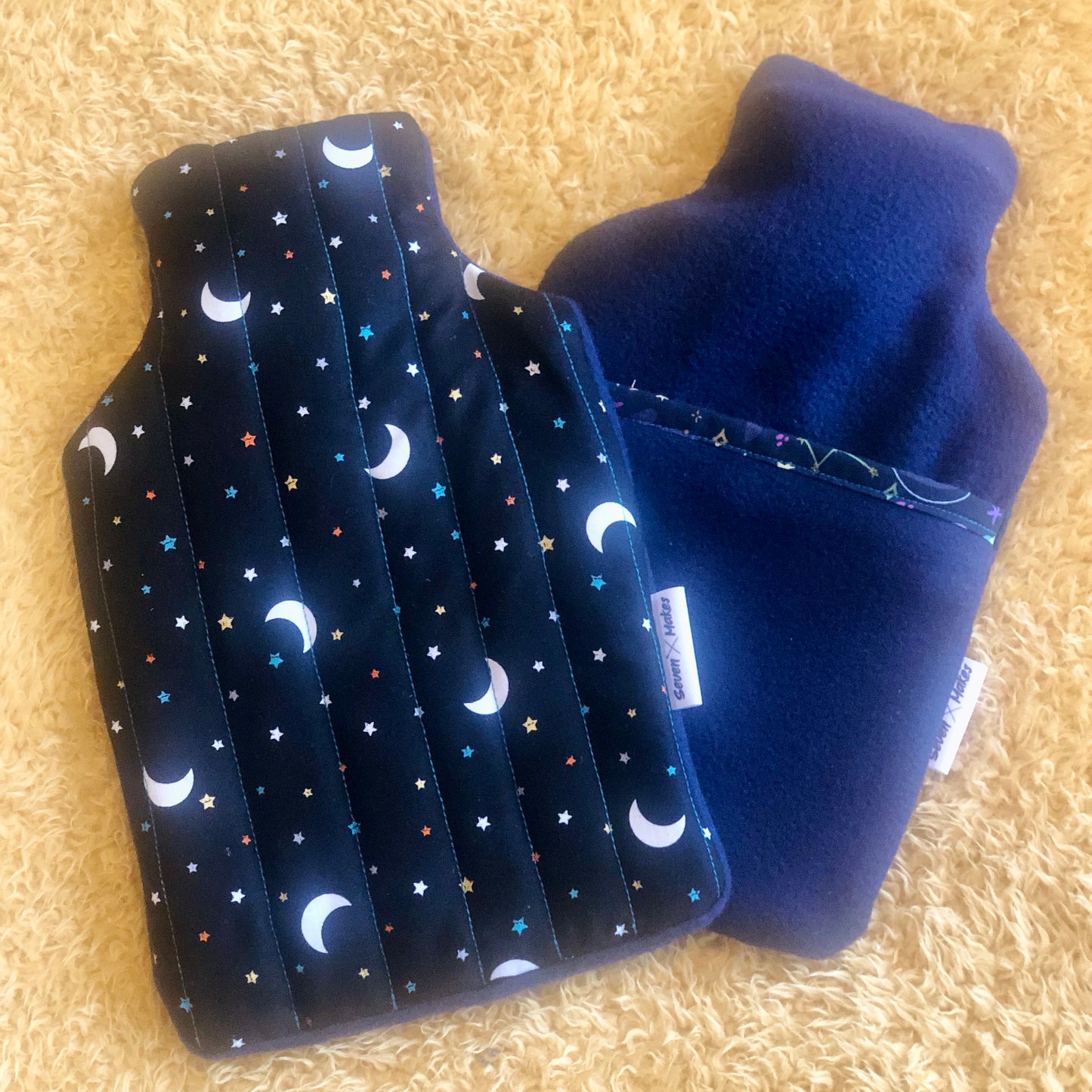 Quilted Hot Water Bottle Cover Incl HWB!