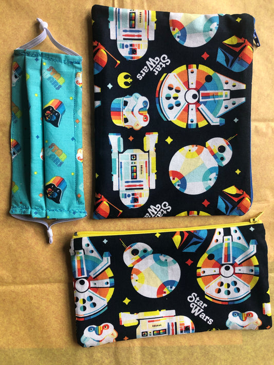 Dark Side Zipper Pouches