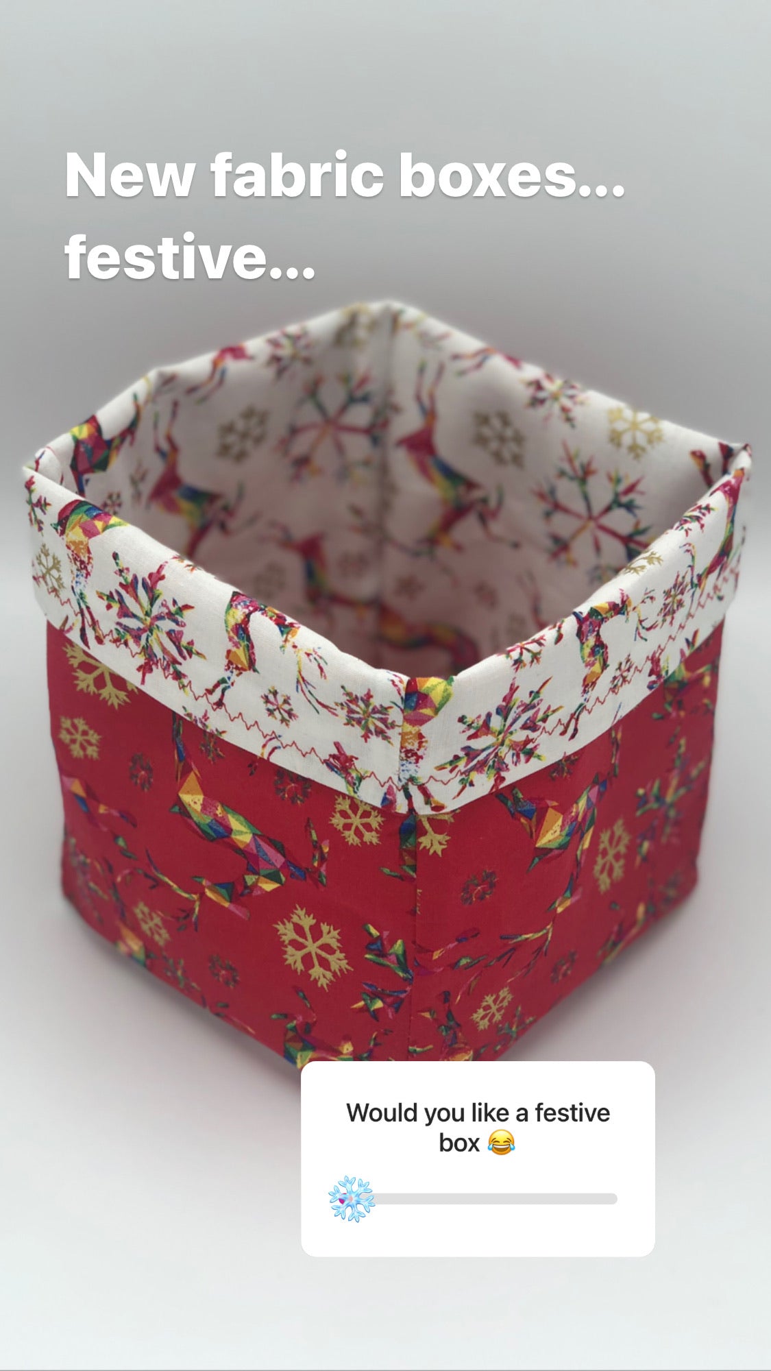 Fabric Storage Box