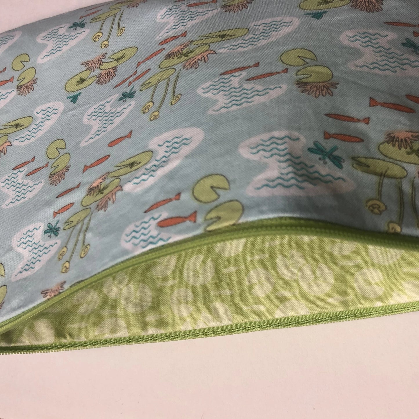 Pond and Lily Pads Zipper Pouch