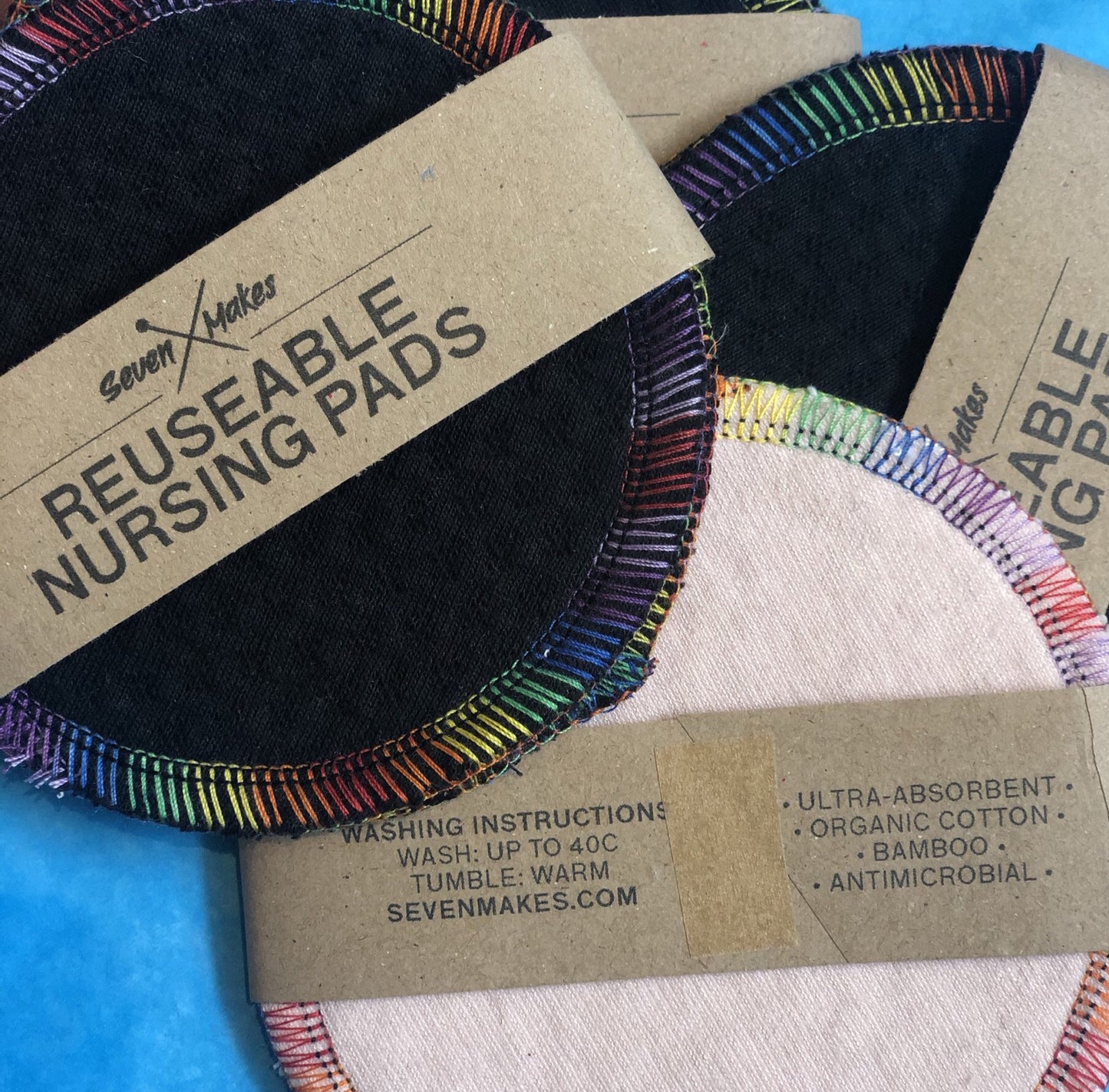 Reusable Nursing Pads - ultra absorbent washable pads for breast feeding