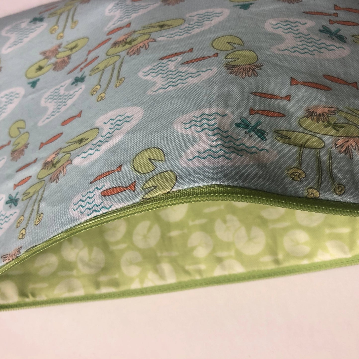 Pond and Lily Pads Zipper Pouch