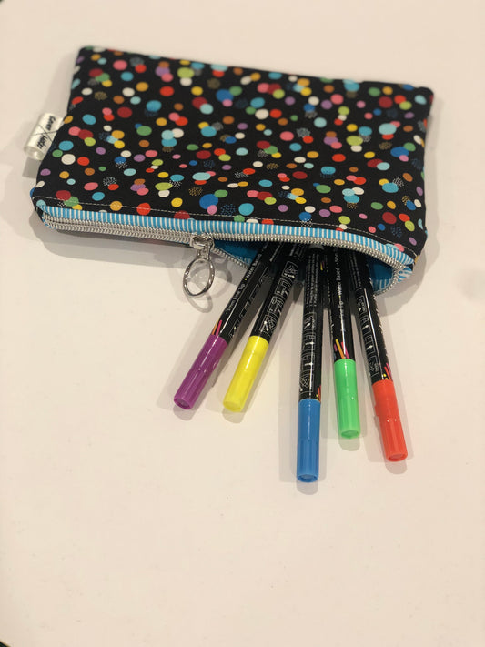 Just Dotty Zipper Pouch