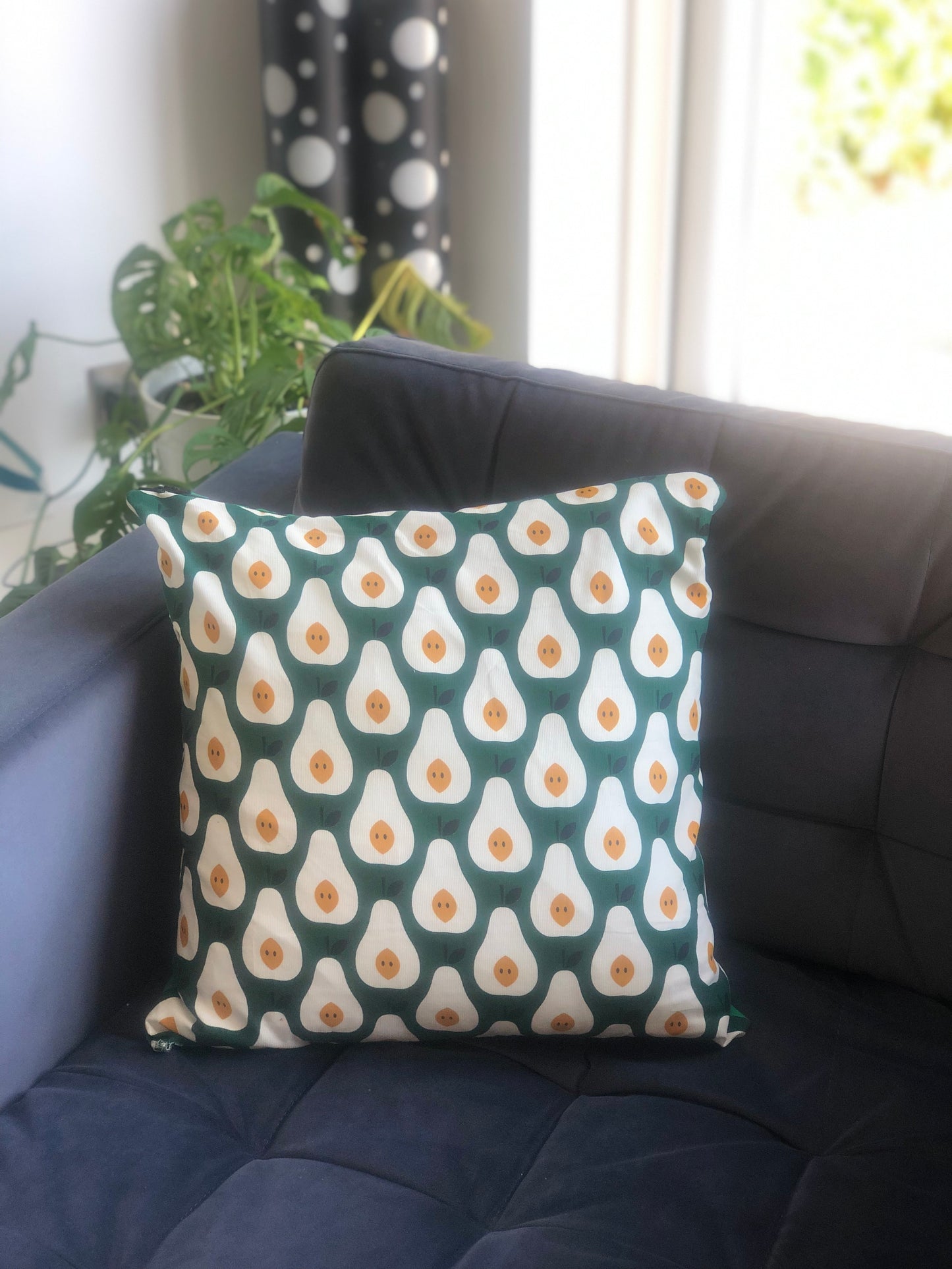 Kate Rhees fabric cushion cover - Pears