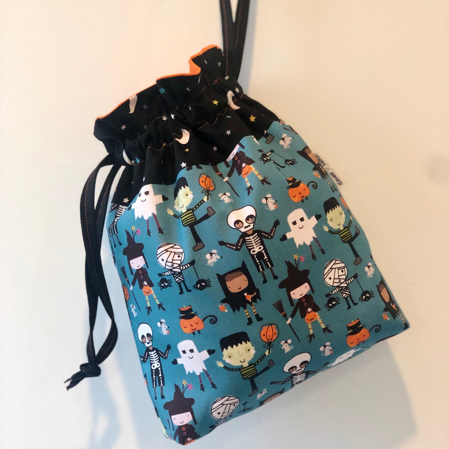 Halloween Drawstring Bag, Trick or Treat, Gift Bags