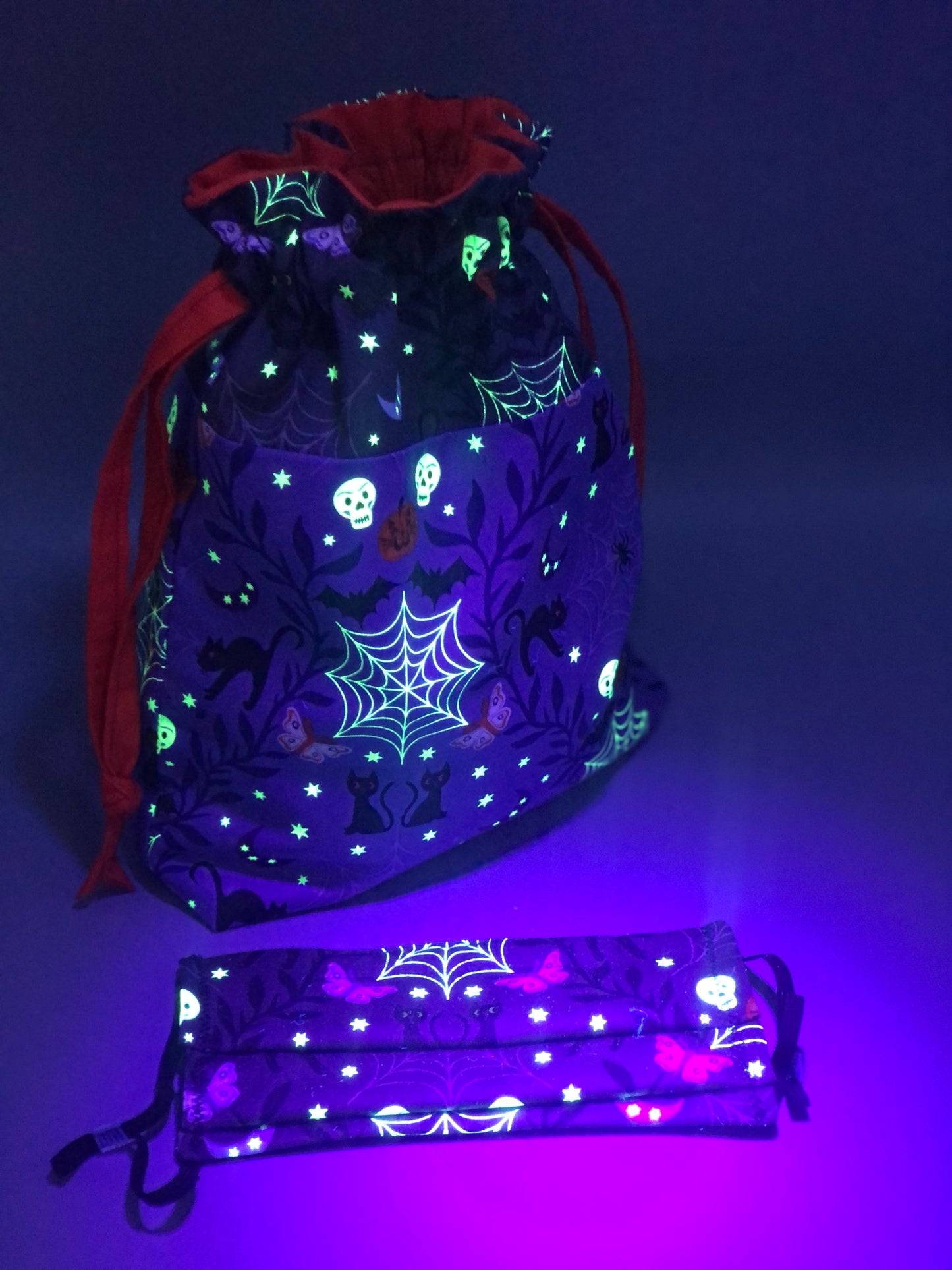 Halloween Drawstring Bag, Trick or Treat, Gift Bags
