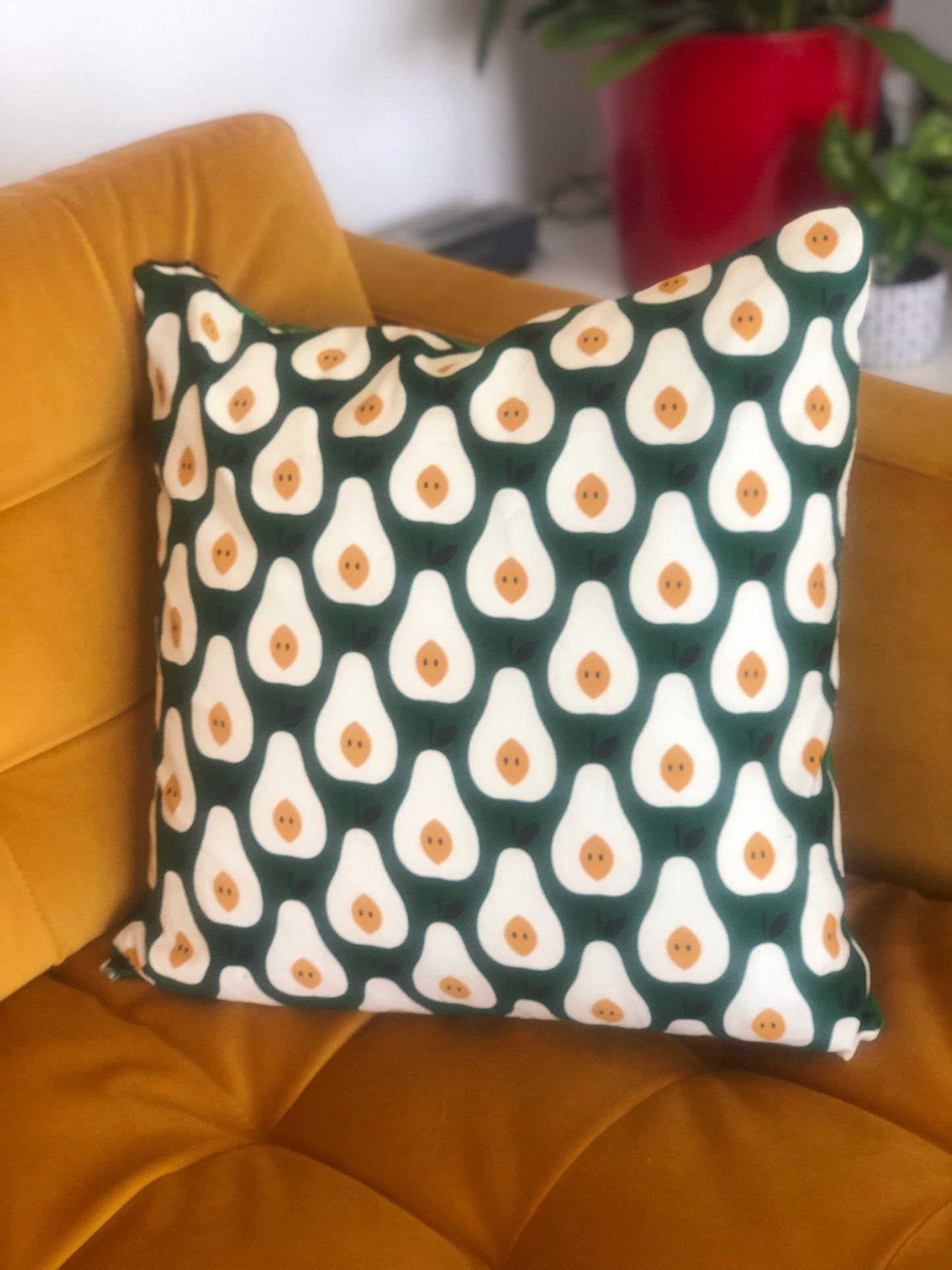Kate Rhees fabric cushion cover - Pears