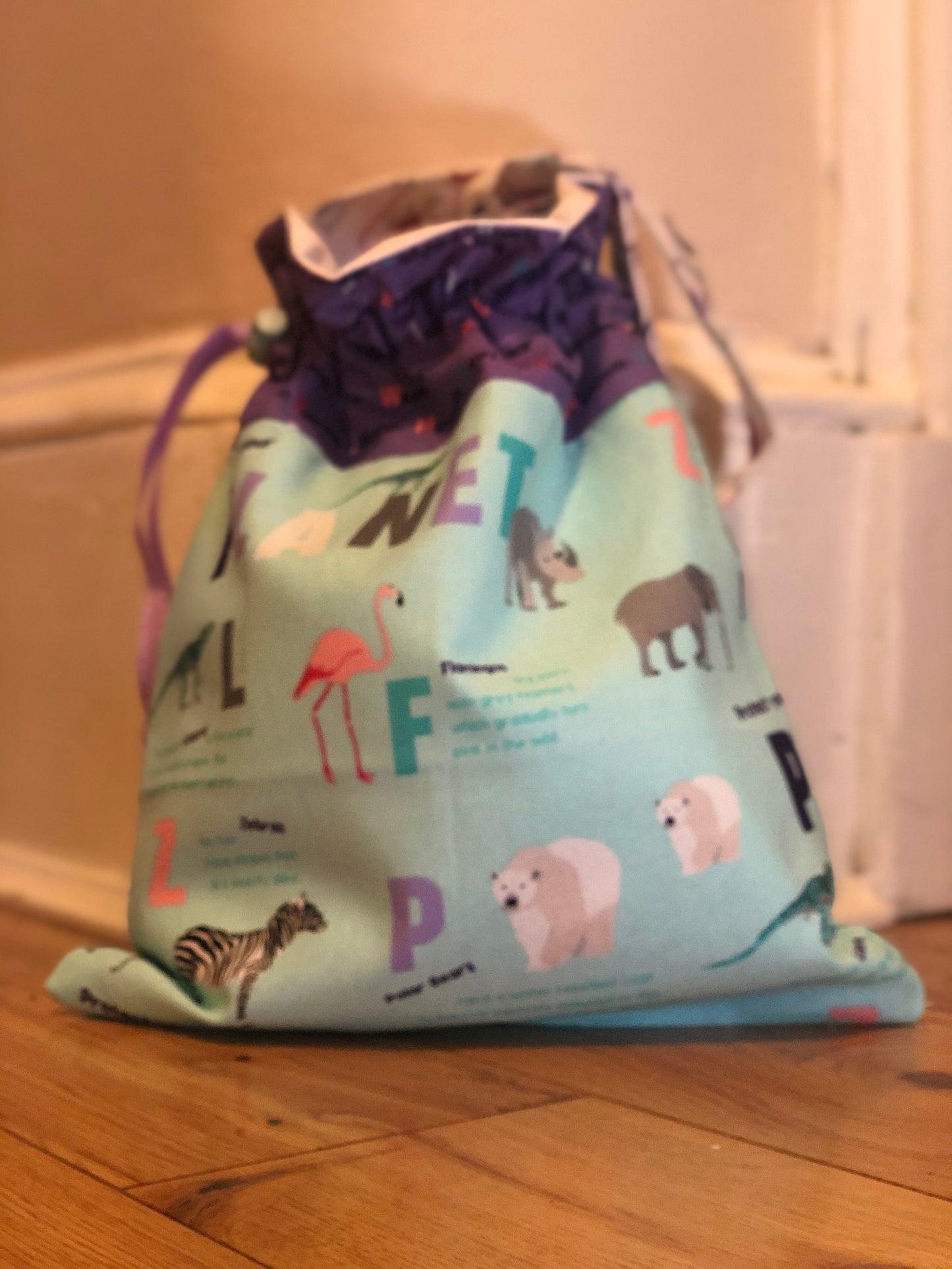 Lined Drawstring Bag