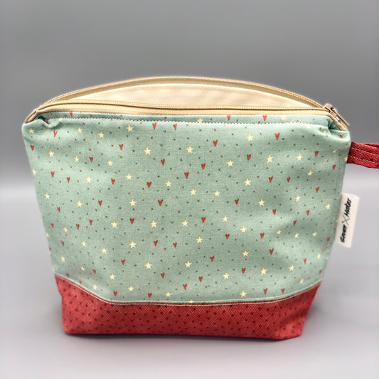 Tiny hearts and stars wash bag