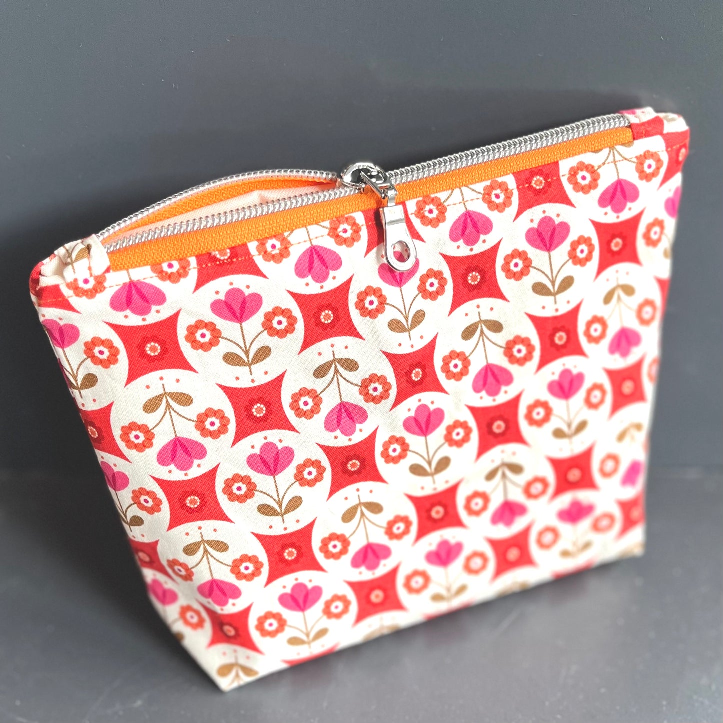 Boxed base Zipper Bag